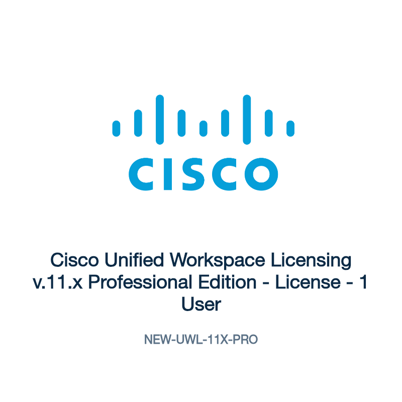 NEW-UWL-11X-PRO: Cisco Unified Workspace Licensing v.11.x Professional Edition