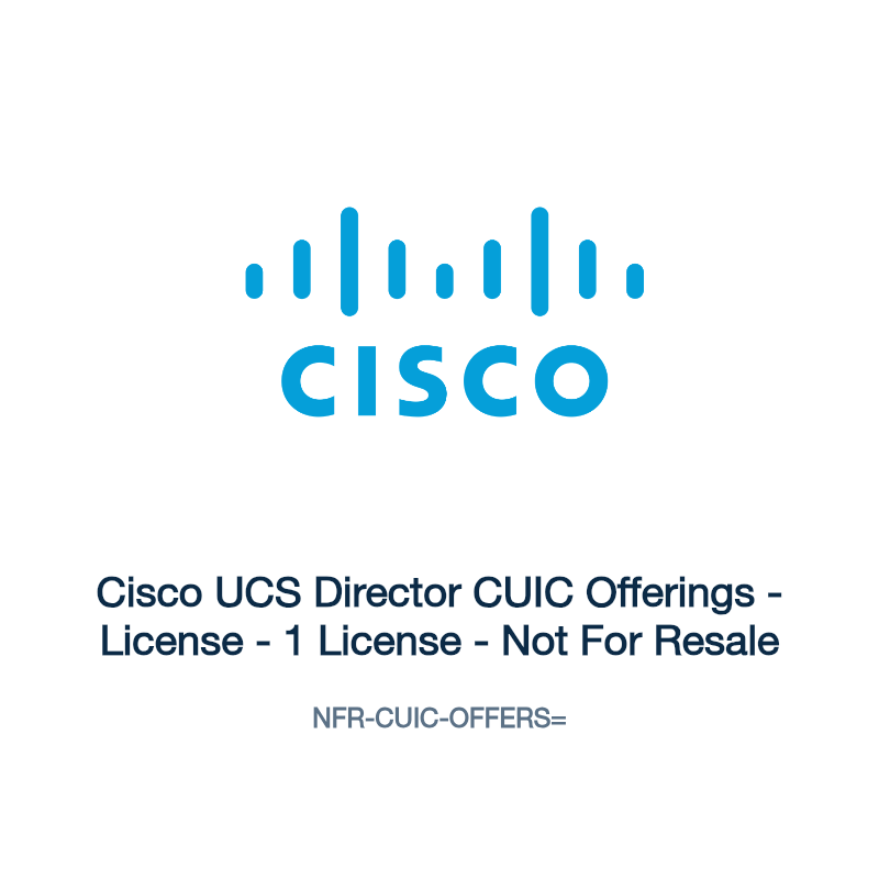 NFR-CUIC-OFFERS=: Cisco UCS Director CUIC Offerings