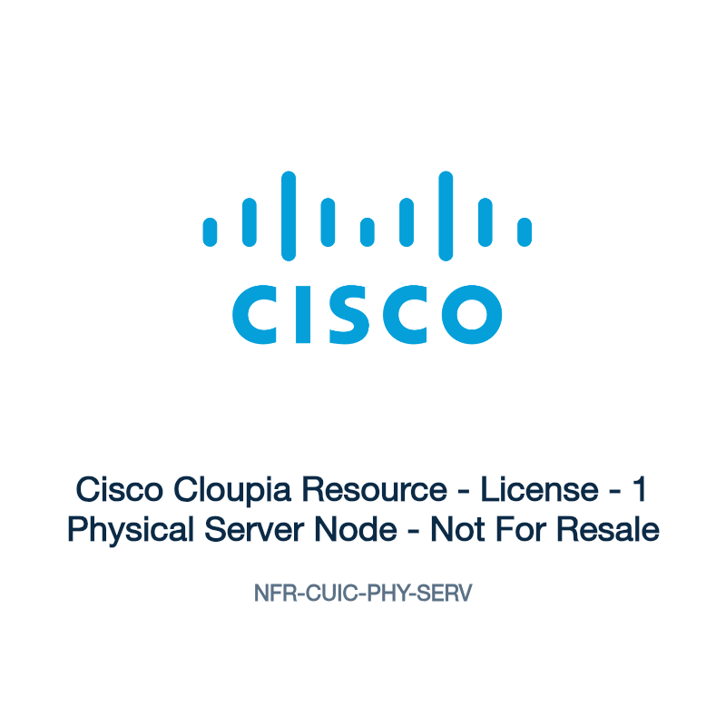 NFR-CUIC-PHY-SERV: Cisco Cloupia Resource