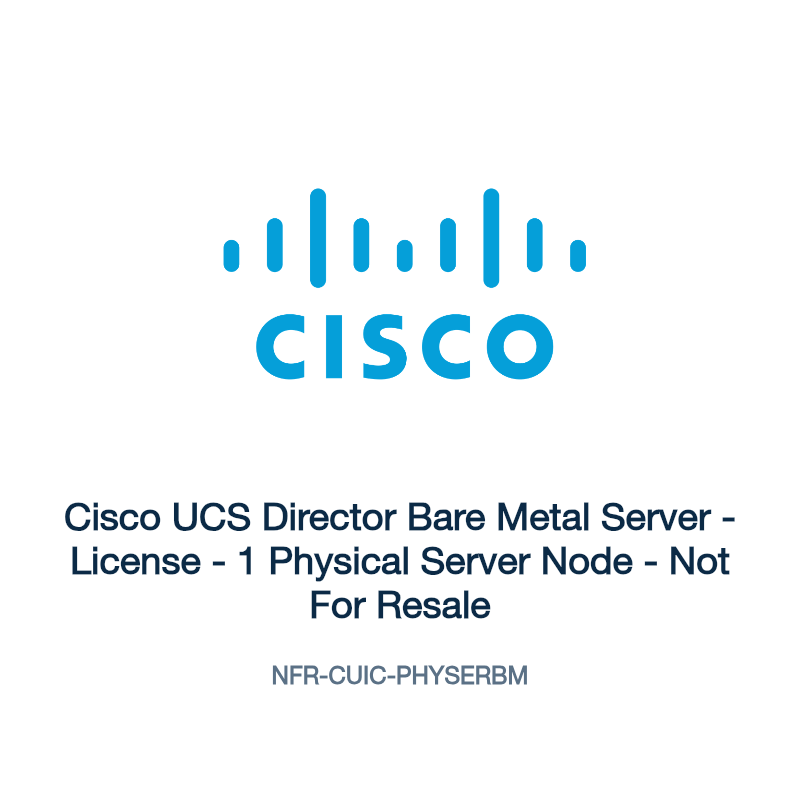 NFR-CUIC-PHYSERBM: Cisco UCS Director Bare Metal Server