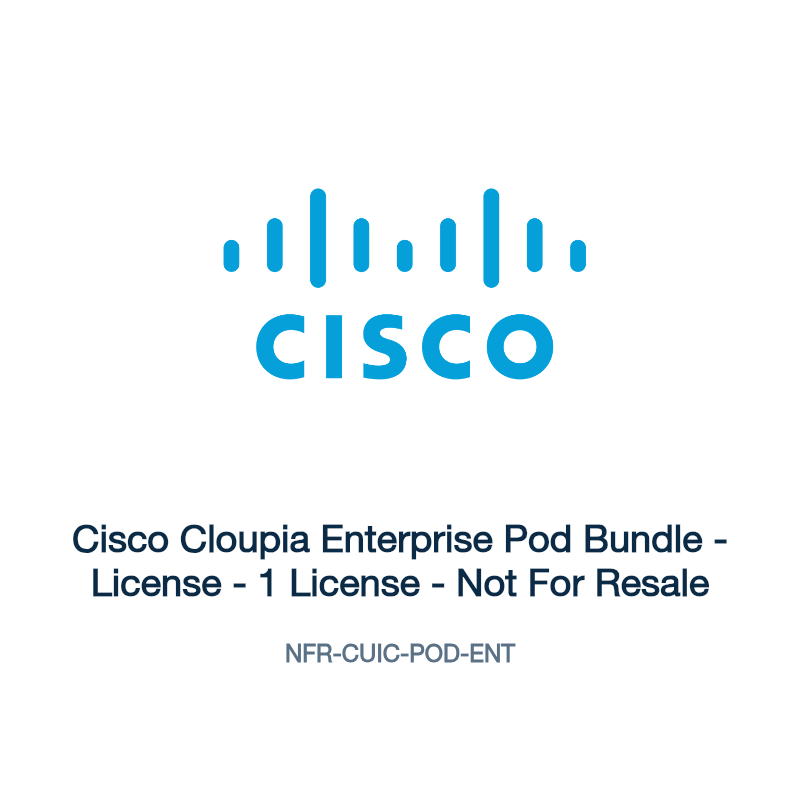 NFR-CUIC-POD-ENT: Cisco Cloupia Enterprise Pod Bundle