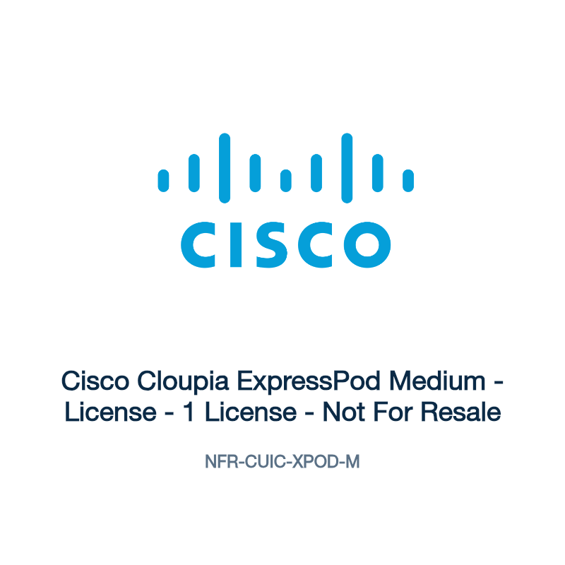 NFR-CUIC-XPOD-M: Cisco Cloupia ExpressPod Medium