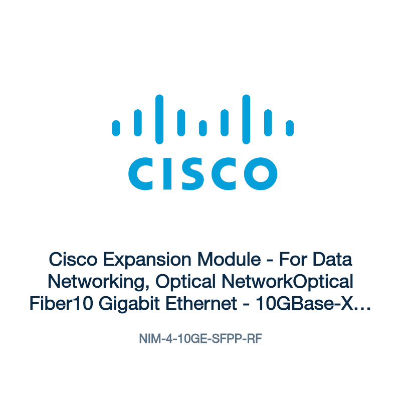 NIM-4-10GE-SFPP-RF: Cisco Expansion Module