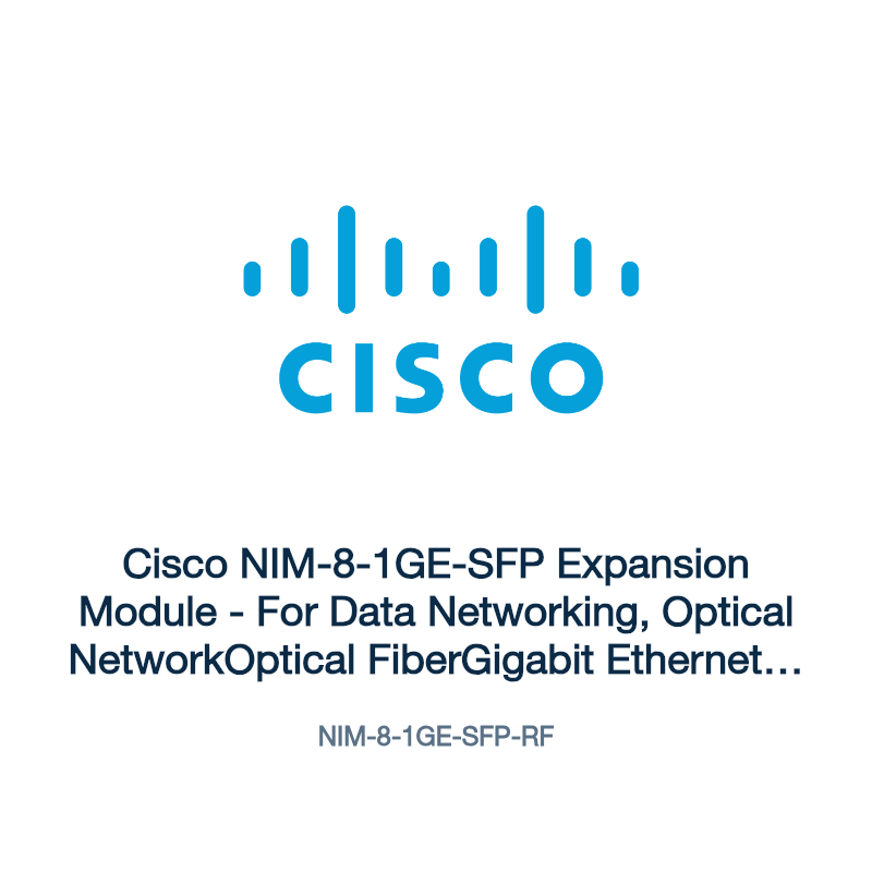 NIM-8-1GE-SFP-RF: Cisco NIM-8-1GE-SFP Expansion Module