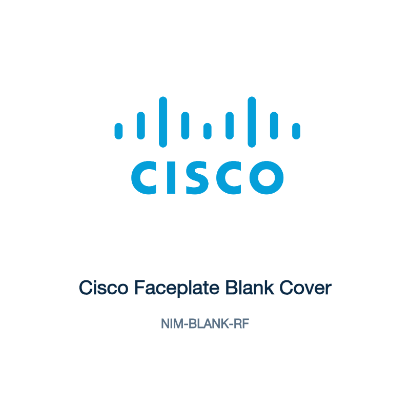 NIM-BLANK-RF: Cisco Faceplate Blank Cover