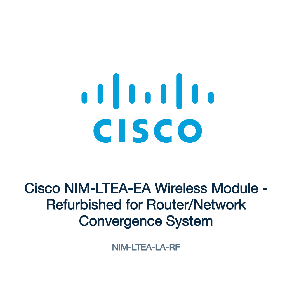 NIM-LTEA-LA-RF: Cisco NIM-LTEA-EA Wireless Module