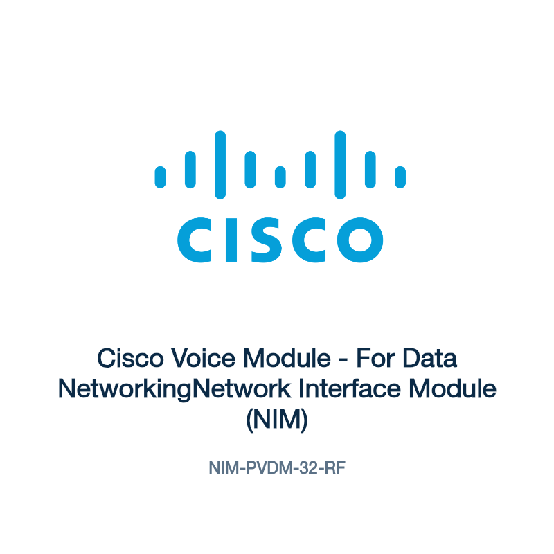 NIM-PVDM-32-RF: Cisco Voice Module