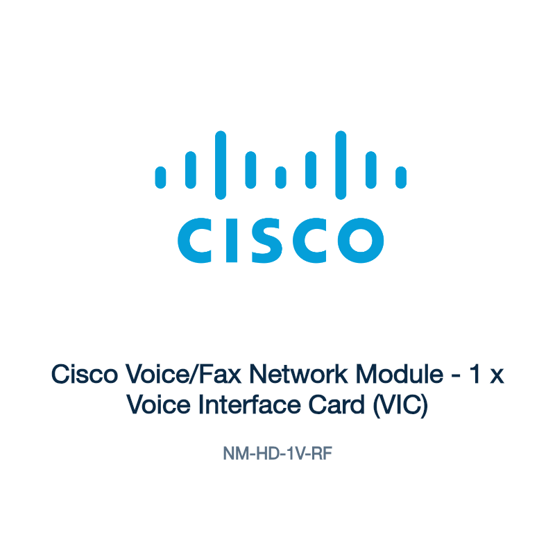 NM-HD-1V-RF: Cisco Voice/Fax Network Module