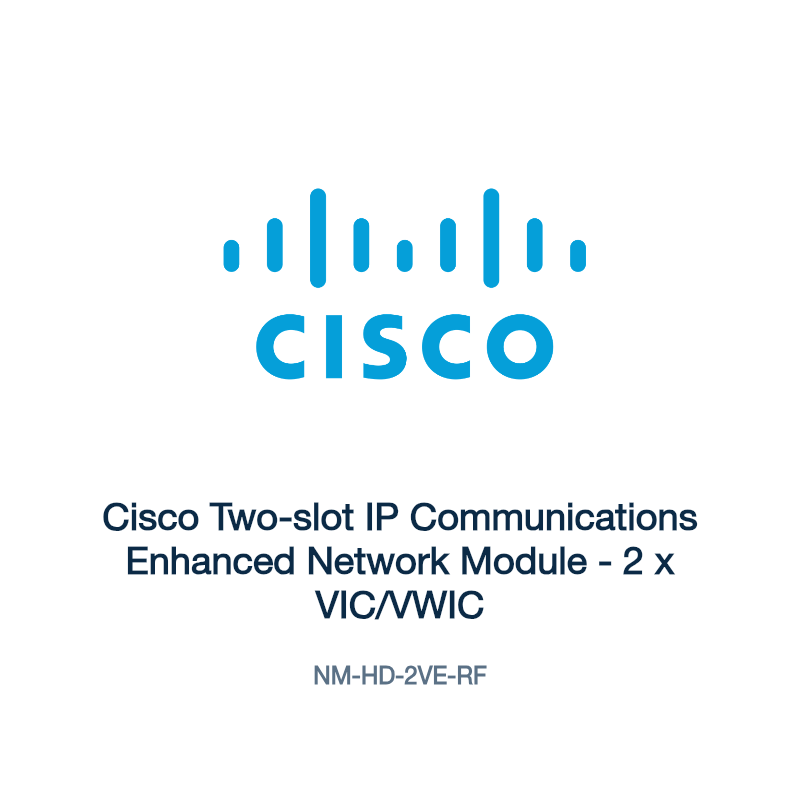 NM-HD-2VE-RF: Cisco Two-slot IP Communications Enhanced Network Module