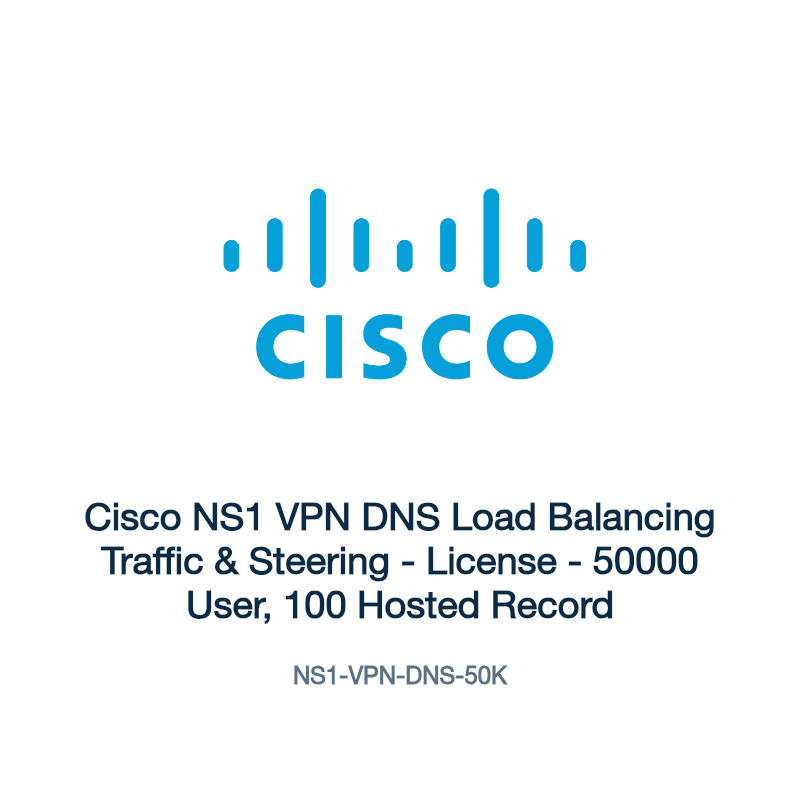 NS1-VPN-DNS-50K: Cisco NS1 VPN DNS Load Balancing Traffic & Steering