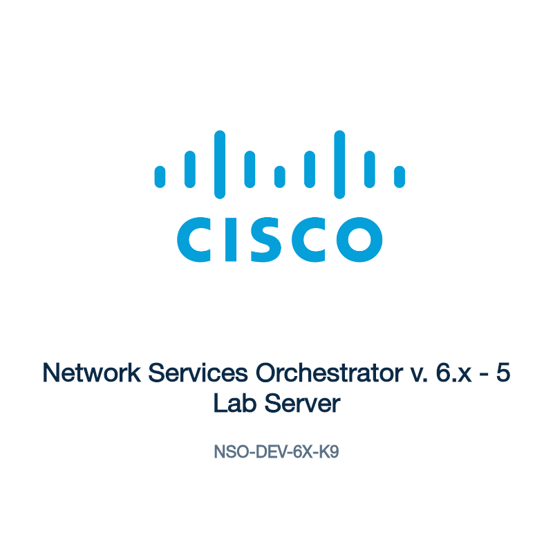 NSO-DEV-6X-K9: Network Services Orchestrator v. 6.x