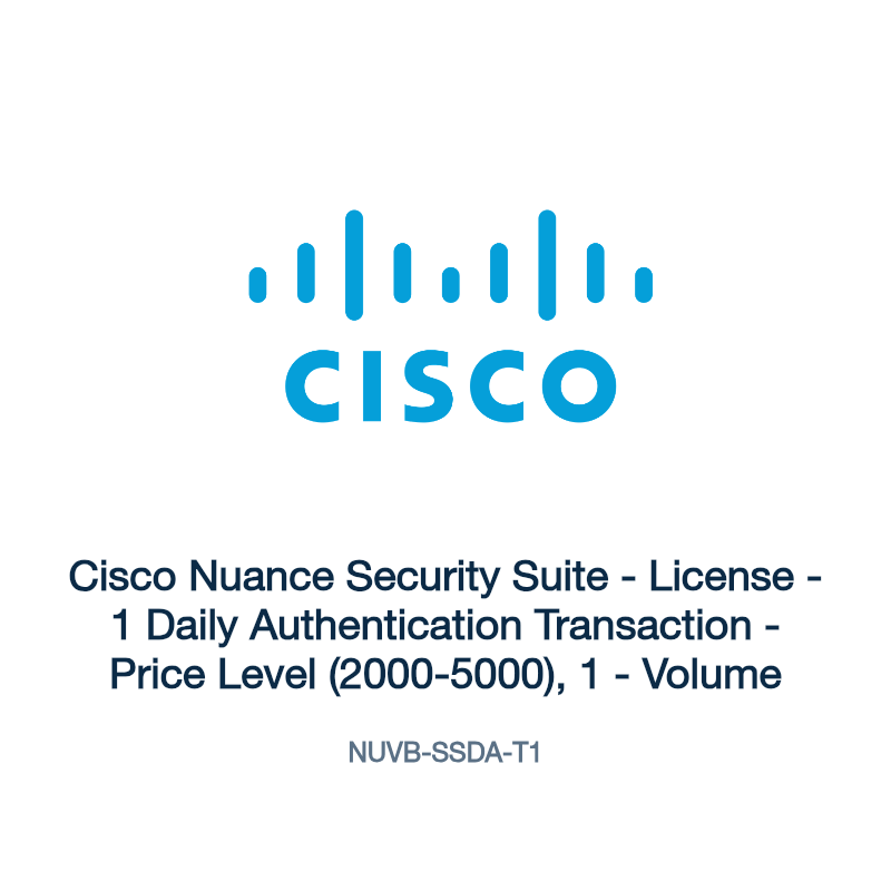 NUVB-SSDA-T1: Cisco Nuance Security Suite