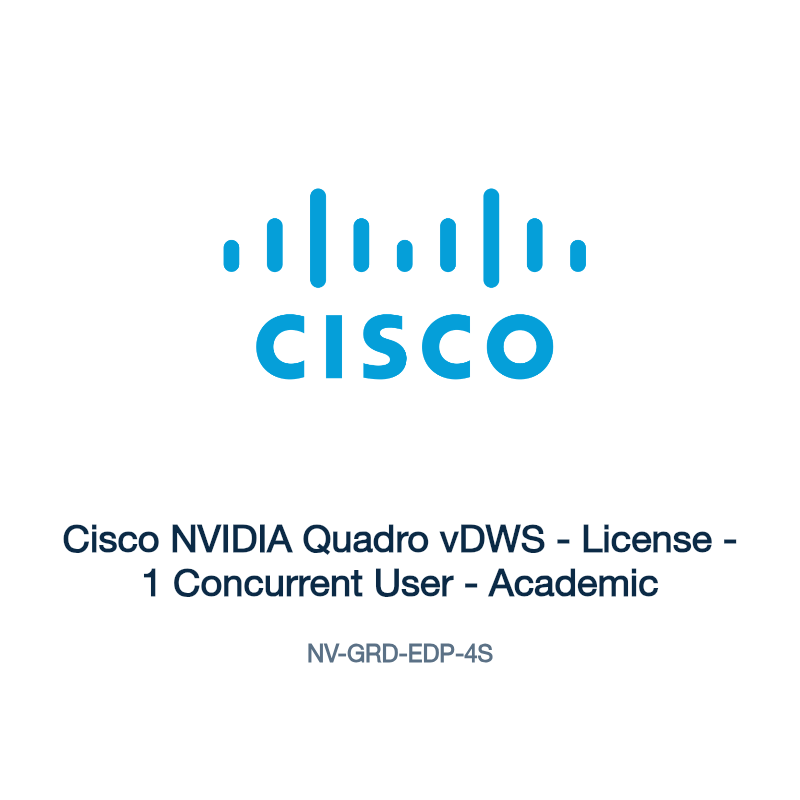 NV-GRD-EDP-4S: Cisco NVIDIA Quadro vDWS