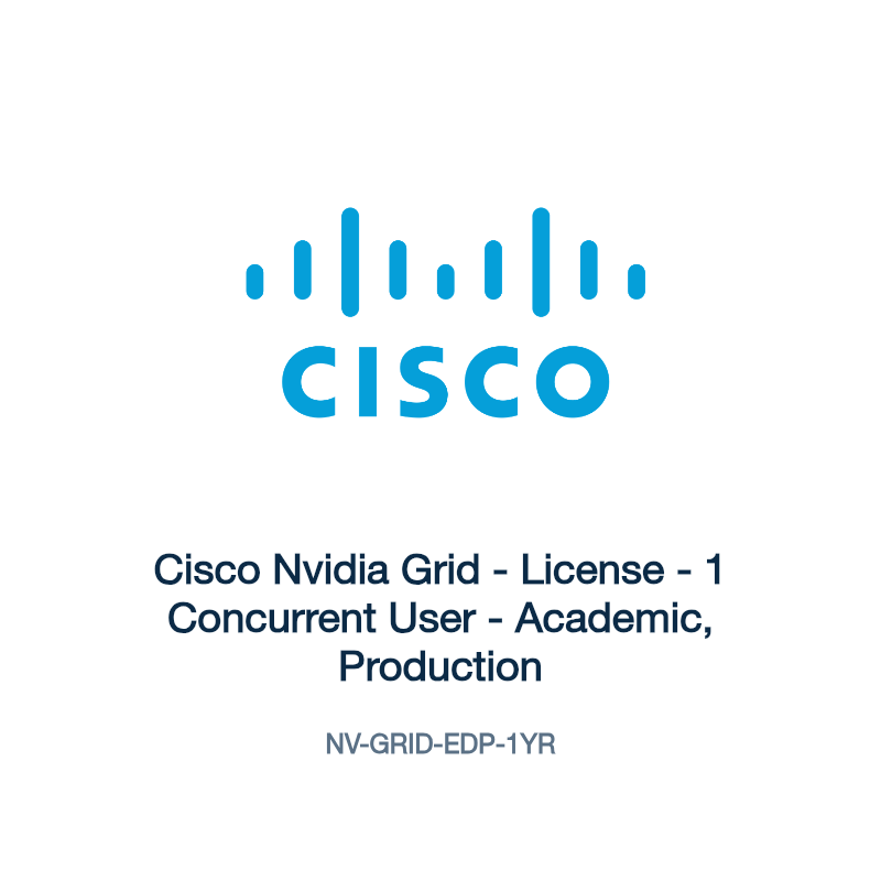 NV-GRID-EDP-1YR: Cisco Nvidia Grid