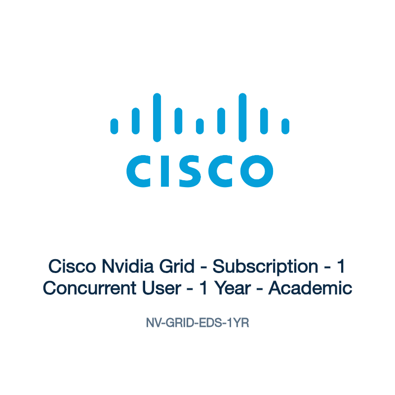 NV-GRID-EDS-1YR: Cisco Nvidia Grid