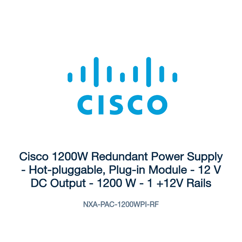 NXA-PAC-1200WPI-RF: Cisco 1200W Redundant Power Supply