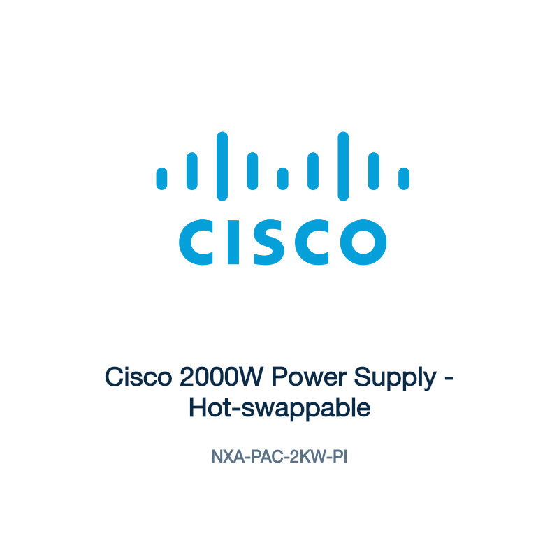 NXA-PAC-2KW-PI: Cisco 2000W Power Supply