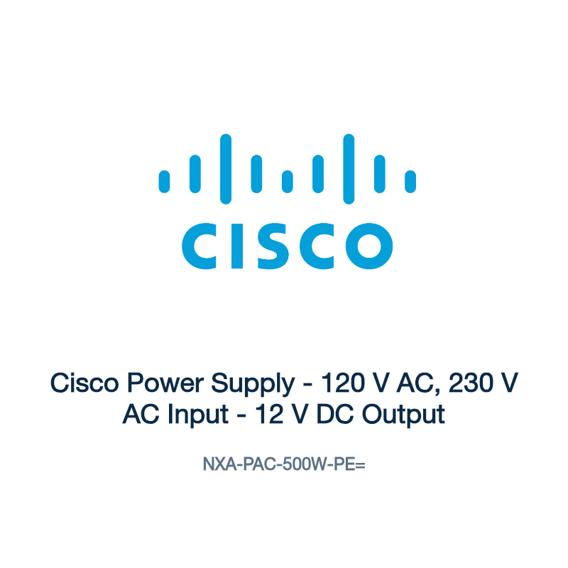 NXA-PAC-500W-PE=: Cisco Power Supply