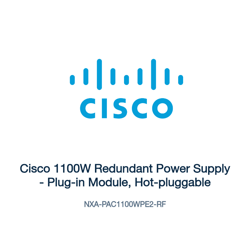 NXA-PAC1100WPE2-RF: Cisco 1100W Redundant Power Supply