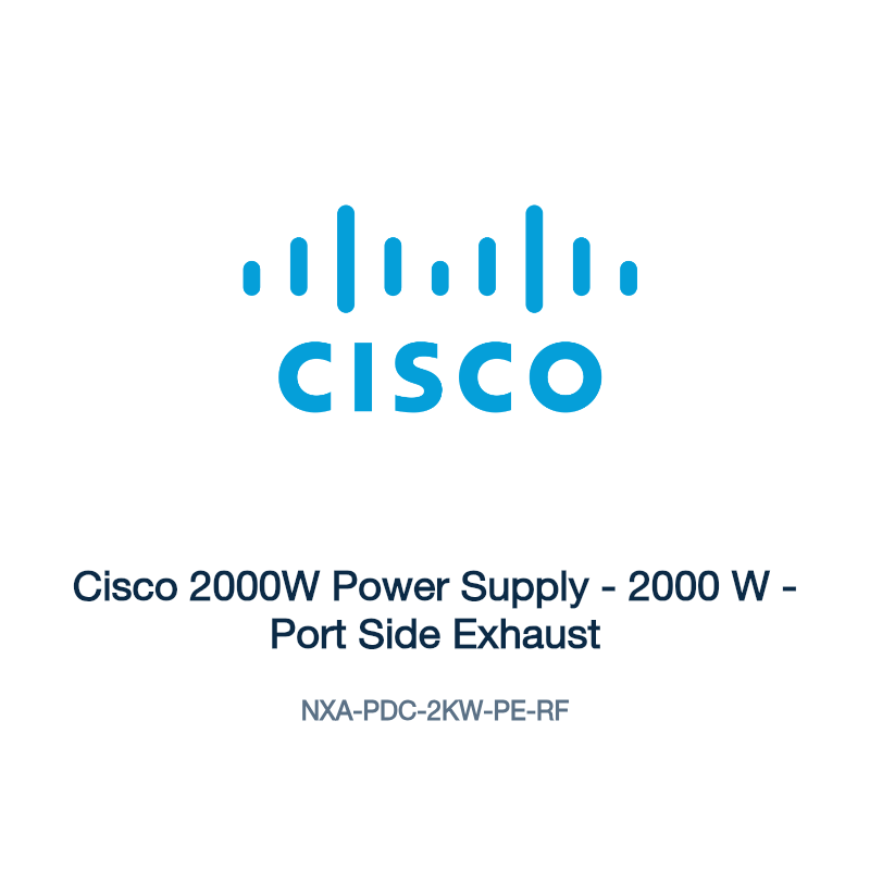 NXA-PDC-2KW-PE-RF: Cisco 2000W Power Supply