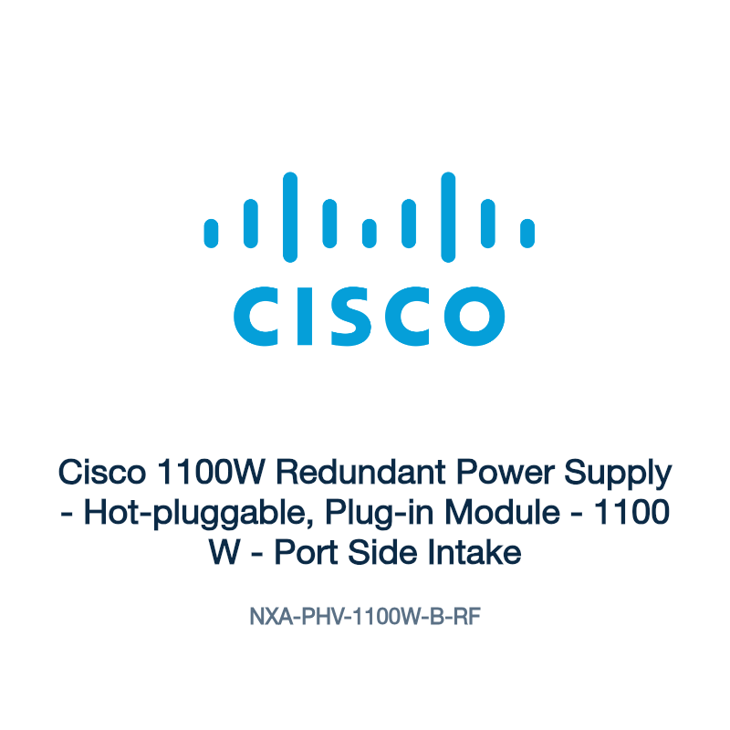 NXA-PHV-1100W-B-RF: Cisco 1100W Redundant Power Supply