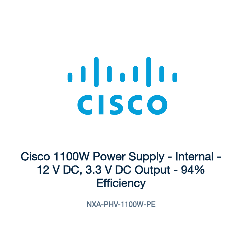 NXA-PHV-1100W-PE: Cisco 1100W Power Supply