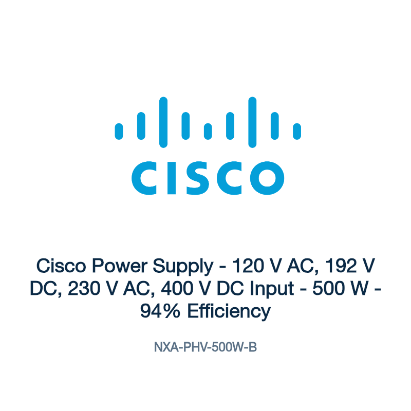 NXA-PHV-500W-B: Cisco Power Supply