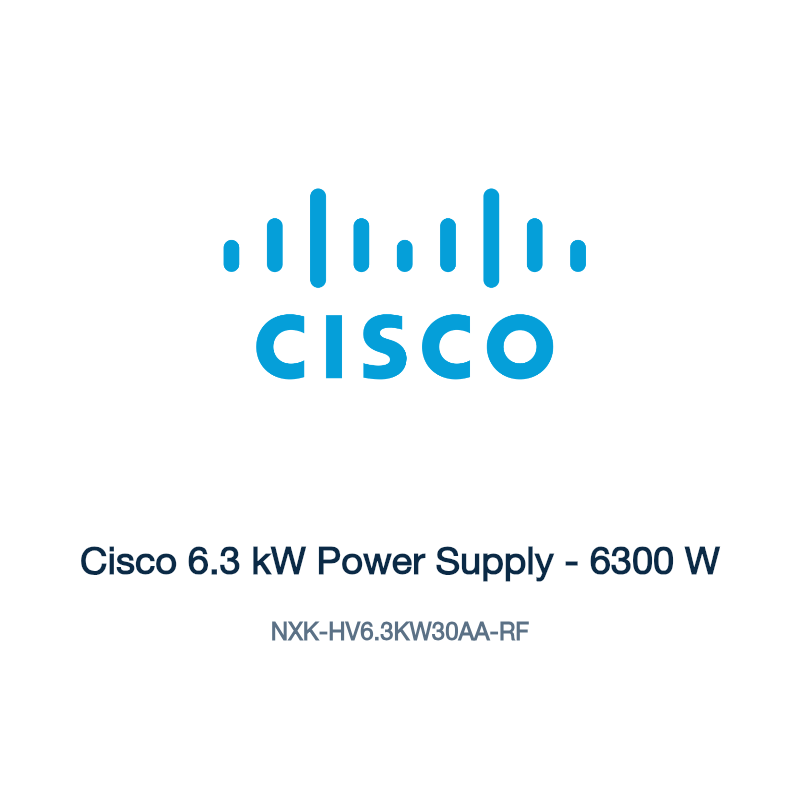 NXK-HV6.3KW30AA-RF: Cisco 6.3 kW Power Supply