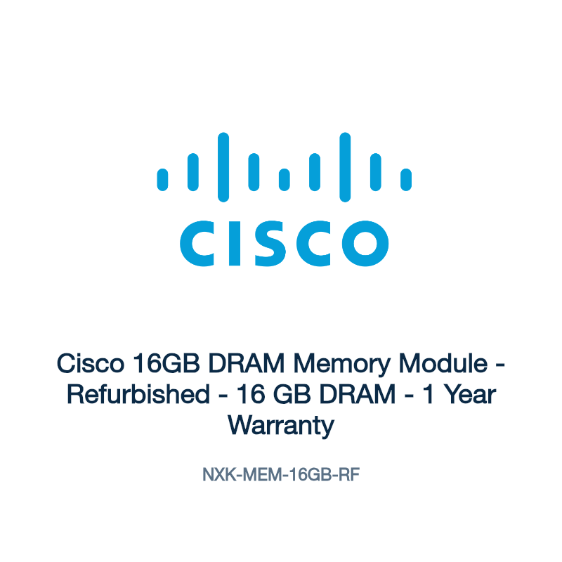 NXK-MEM-16GB-RF: Cisco 16GB DRAM Memory Module