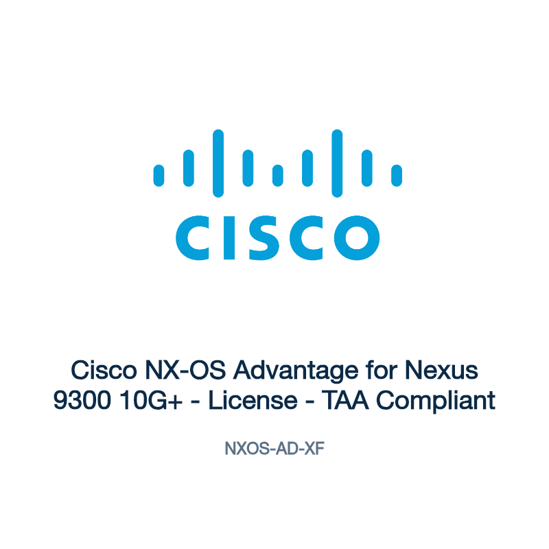 NXOS-AD-XF: Cisco NX-OS Advantage for Nexus 9300 10G+