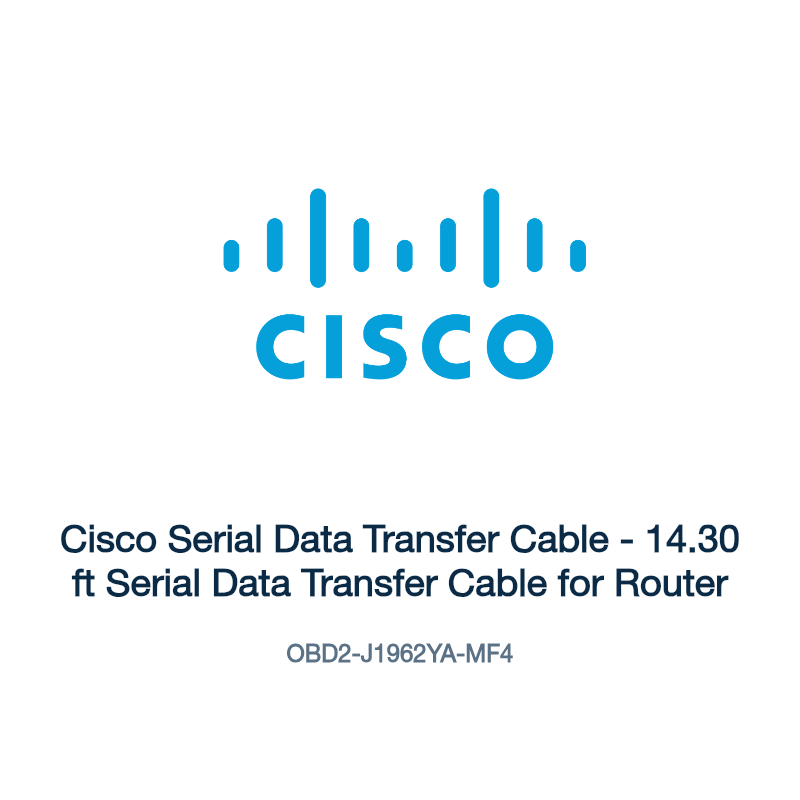 OBD2-J1962YA-MF4: Cisco Serial Data Transfer Cable