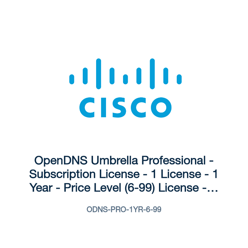 ODNS-PRO-1YR-6-99: OpenDNS Umbrella Professional