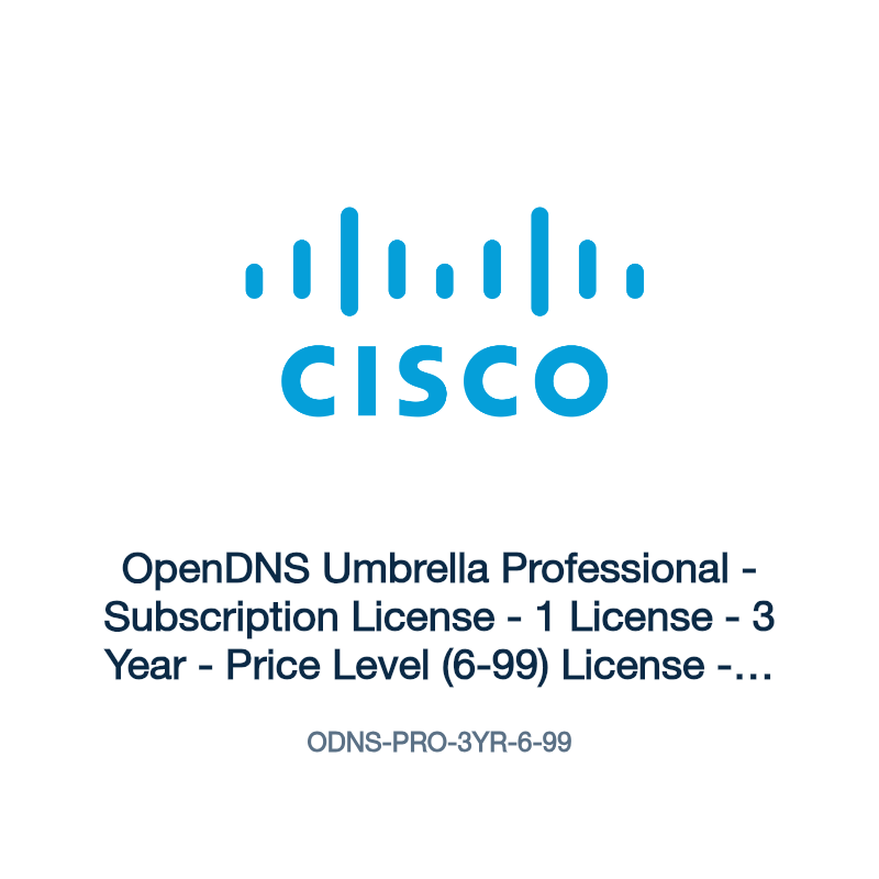 ODNS-PRO-3YR-6-99: OpenDNS Umbrella Professional