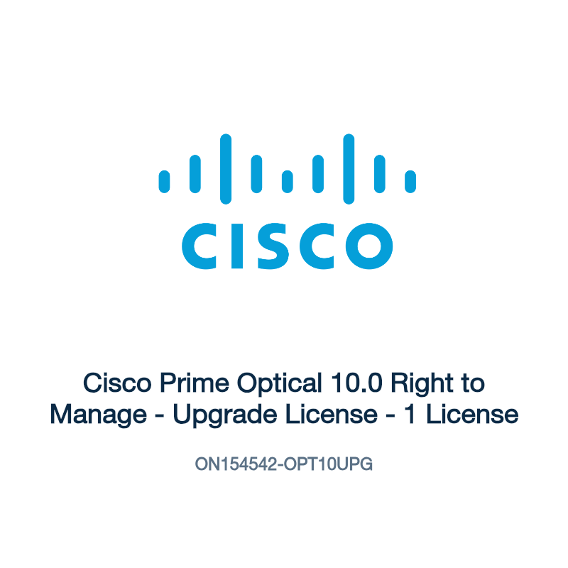ON154542-OPT10UPG: Cisco Prime Optical 10.0 Right to Manage