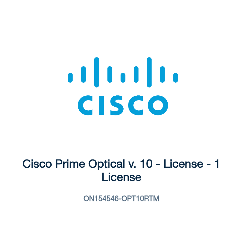 ON154546-OPT10RTM: Cisco Prime Optical v. 10