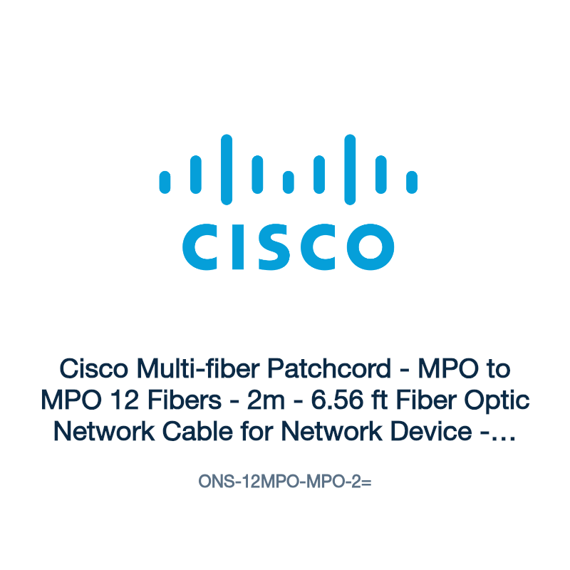 ONS-12MPO-MPO-2=: Cisco Multi-fiber Patchcord