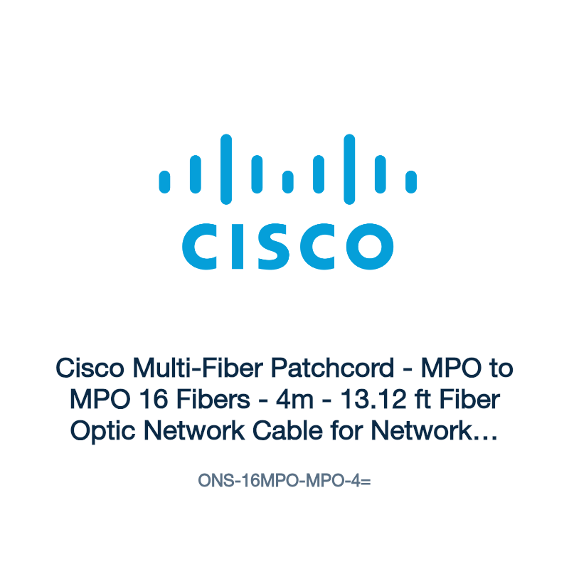 ONS-16MPO-MPO-4=: Cisco Multi-Fiber Patchcord
