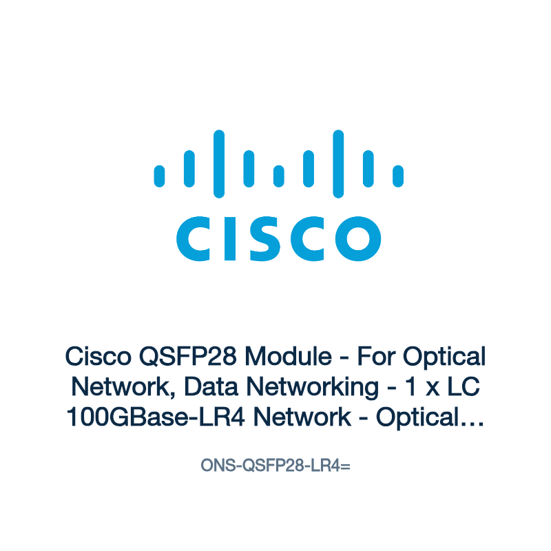 ONS-QSFP28-LR4=: Cisco QSFP28 Module