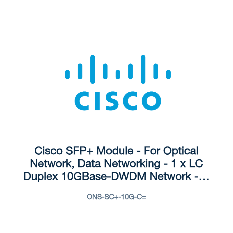 ONS-SC+-10G-C=: Cisco SFP+ Module