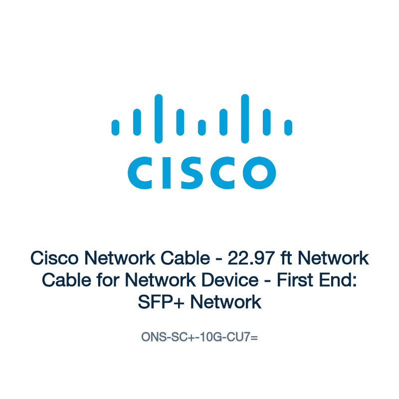 ONS-SC+-10G-CU7=: Cisco Network Cable