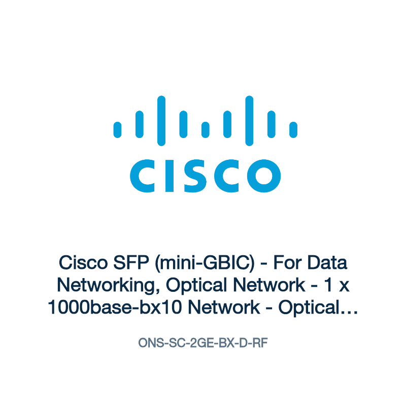 ONS-SC-2GE-BX-D-RF: Cisco SFP (mini-GBIC)