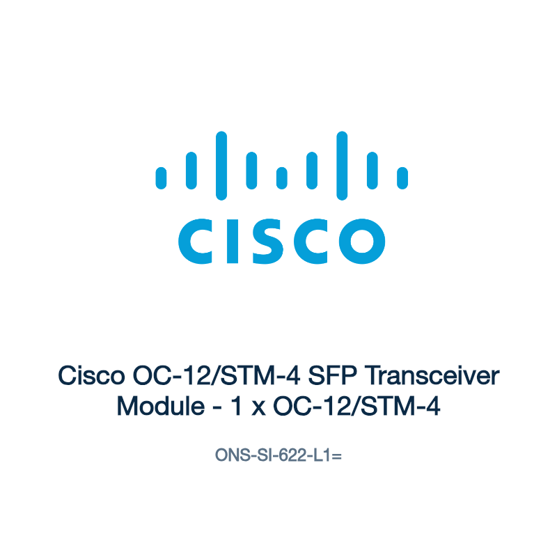 ONS-SI-622-L1=: Cisco OC-12/STM-4 SFP Transceiver Module