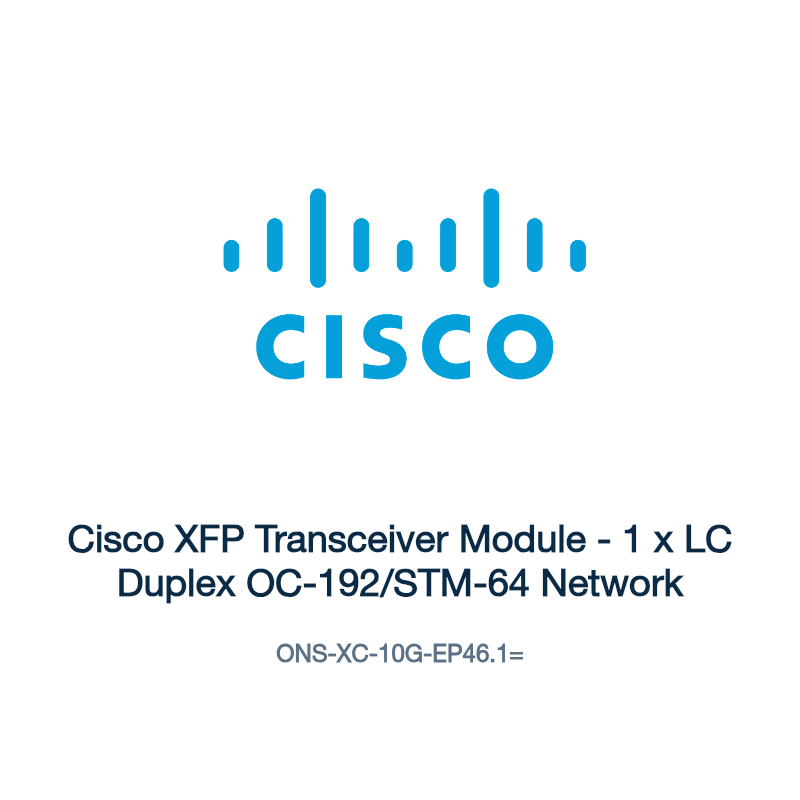 ONS-XC-10G-EP46.1=: Cisco XFP Transceiver Module