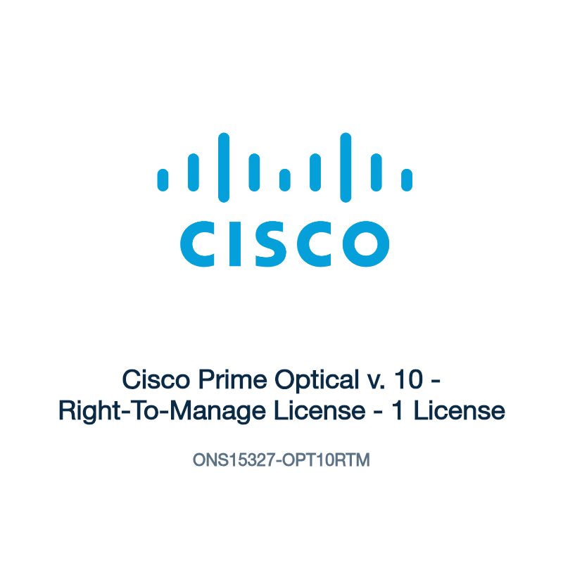 ONS15327-OPT10RTM: Cisco Prime Optical v. 10