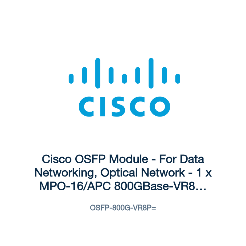 OSFP-800G-VR8P=: Cisco OSFP Module