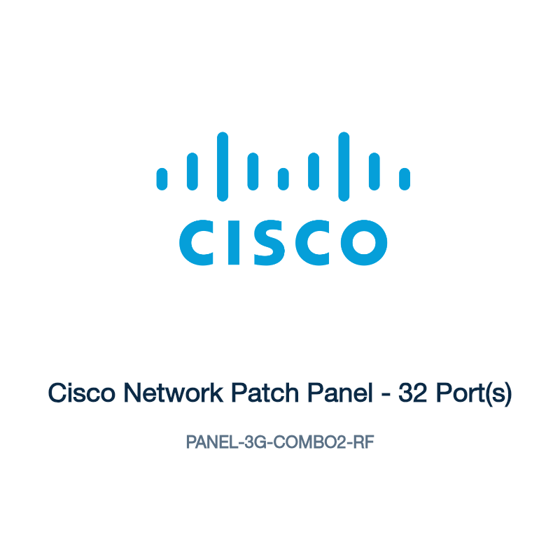 PANEL-3G-COMBO2-RF: Cisco Network Patch Panel