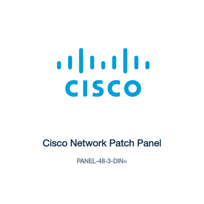 PANEL-48-3-DIN=: Cisco Network Patch Panel