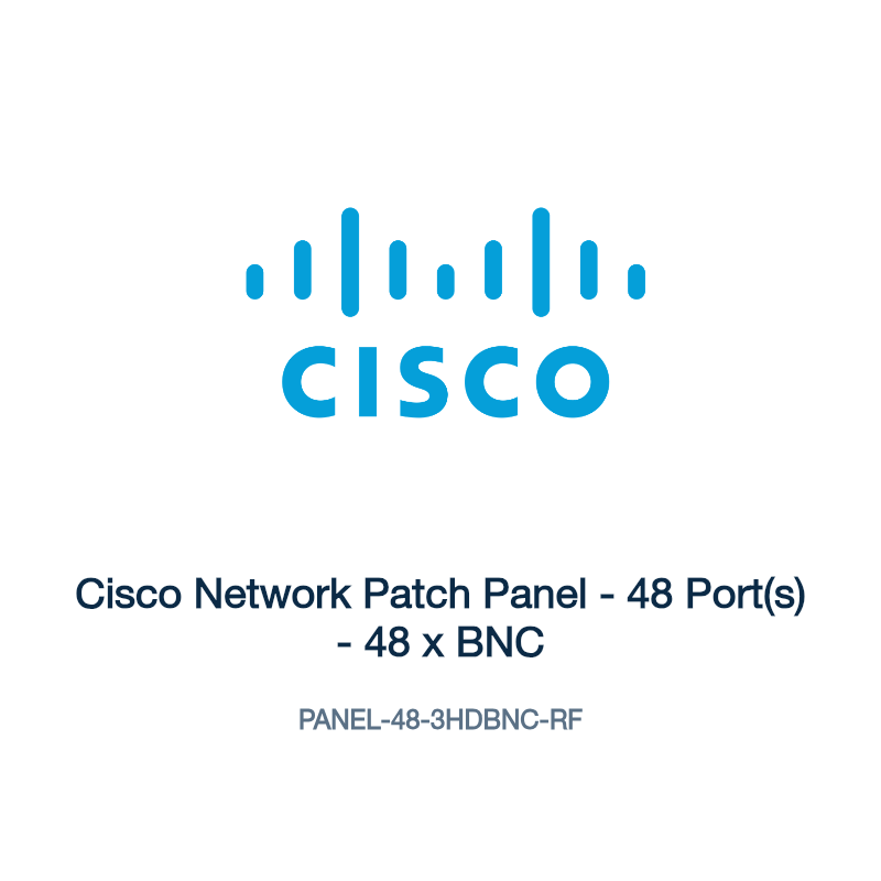 PANEL-48-3HDBNC-RF: Cisco Network Patch Panel