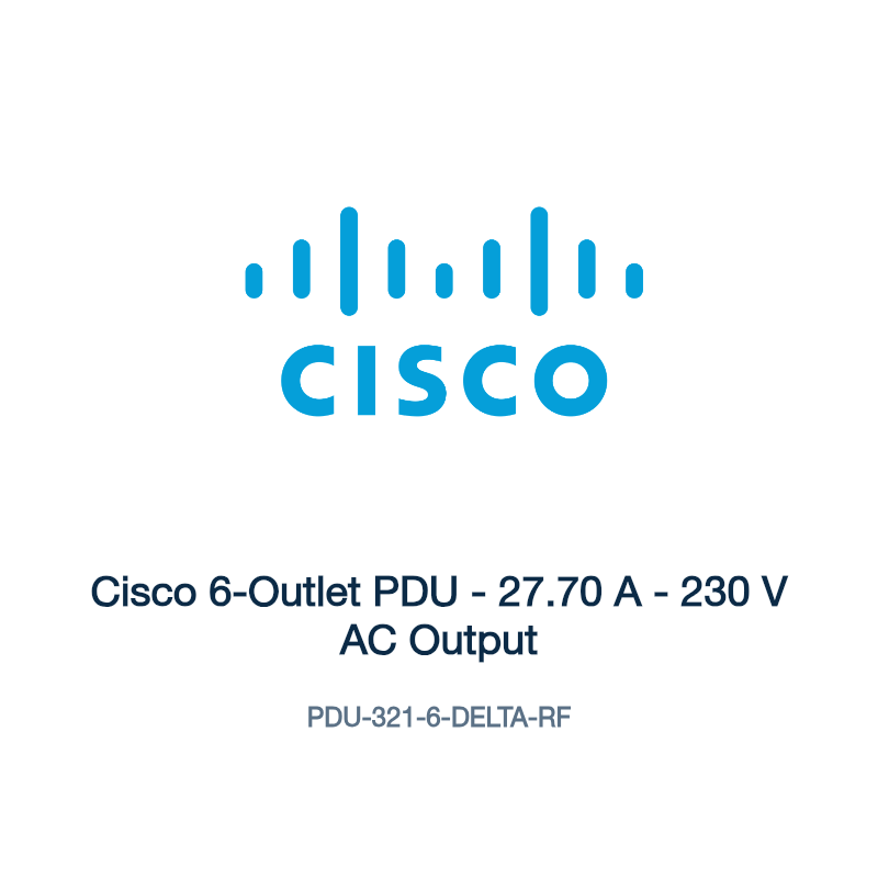 PDU-321-6-DELTA-RF: Cisco 6-Outlet PDU