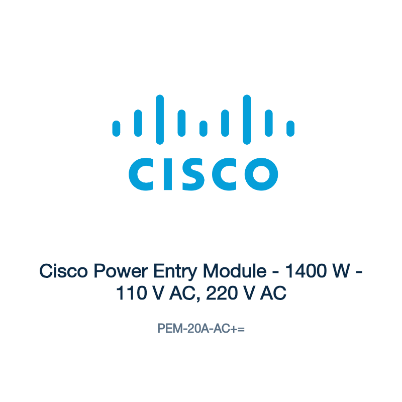 PEM-20A-AC+=: Cisco Power Entry Module